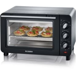 SEVERIN Backofen, Schwarz, 240 V