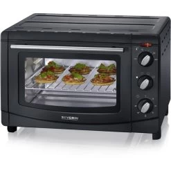 SEVERIN Tischbackofen, Schwarz, 240 V