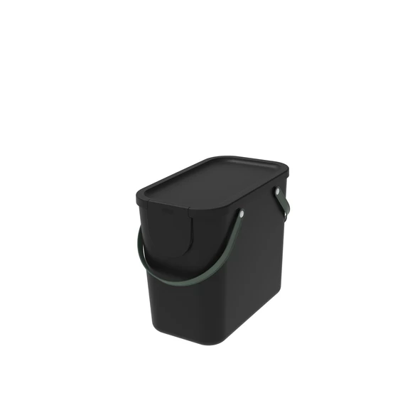 ROTHO Müllsystem »Abula«, Abnehmbarer Deckel, Schwarz, Polypropylen (PP)