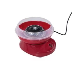 HOMCOM Zuckerwattemaschine, 550 W, Rot