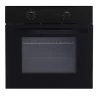 Einbau-Backofen, 54 L, Glas, Schwarz