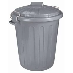Curver Abfalleimer, 70 L, Grau