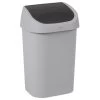 Curver Abfalleimer 25 L, Hellgrau/anthrazit