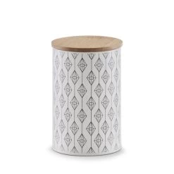 Vorratsdose »Bamboo«, Grau, Metall