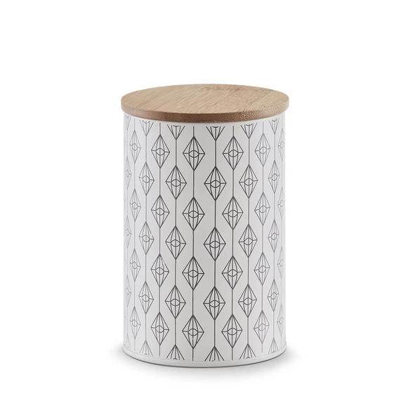 Vorratsdose »Bamboo«, Grau, Metall