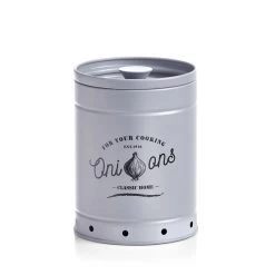 Vorratsdose »Zwiebel«, Grau, Metall