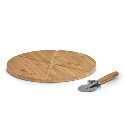 Pizza-Set, Beige, Holz, Für Küche