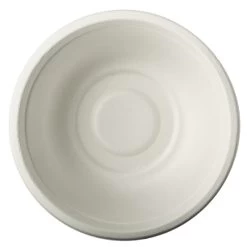 Schale, Einweg, Aus Zuckerrohr, 500 Ml, Weiß, 12 Stück