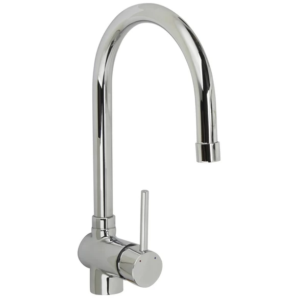 Spültischarmatur »BALI«, Messing, Glänzend, ⅜", Inkl. Ablaufgarnitur