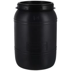 Kleinfass »Classic«, 60 L, Schwarz, Höhe: 61 Cm