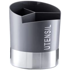 Schwammhalter, Edelstahl/Kunststoff, Grau