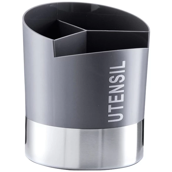 Schwammhalter, Edelstahl/Kunststoff, Grau