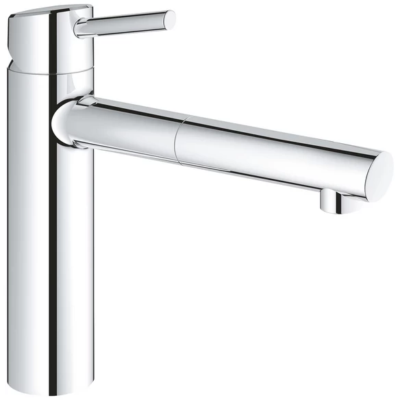 Grohe Einhand-Spültischbatterie »Concetto«, Chromfarben, Anschluss: Flex-Schläuche