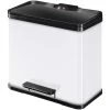 HAILO Abfalleimer »Öko Duo Plus 30«, Weiß, Mit Softclose, 26 L