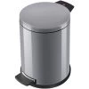 HAILO Abfalleimer »Solid M«, Silberfarben, 12 L