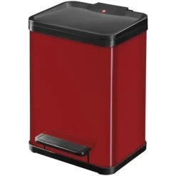 HAILO Abfalleimer »Öko Uno Plus M«, Rot, Mit Softclose, 17 L