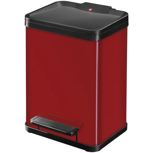 HAILO Abfalleimer »Öko Uno Plus M«, Rot, Mit Softclose, 17 L