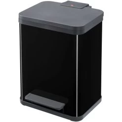 HAILO Abfalleimer »Öko Uno Plus M«, Schwarz, Mit Softclose, 17 L