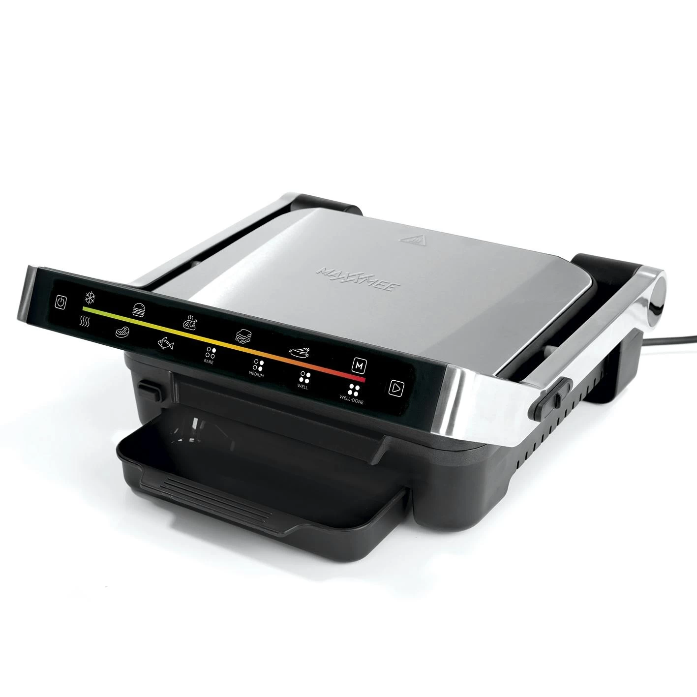 N8WERK Digital-Kontakt-Grill Midnight Edition - 2000W - Touch-Display Mit 6 Grill-Programmen - Image 2