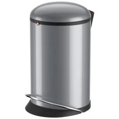 HAILO Abfalleimer »Harmony M«, Silberfarben, Mit Softclose, 12 L
