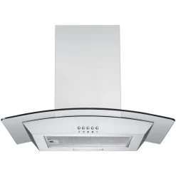 Glasschirmhaube »CH0160IXB«, Motorleistung: 67 W, Edelstahl/Glas, Edelstahlfarben