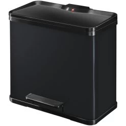 HAILO Abfalleimer »Öko Duo Plus L«, Schwarz, Mit Softclose, 26 L