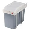 HAILO Abfalleimer »Multi Box«, Silberfarben, 28 L