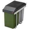 HAILO Einbau-Abfalleimer »Multi-Box Duo«, Grau/anthrazit, 28 L