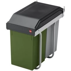 HAILO Einbau-Abfalleimer »Multi-Box Duo«, Grau/anthrazit, 28 L