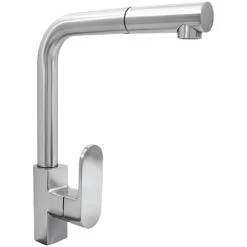 Spültischarmatur »SAVONA«, Messing, Matt, ⅜", Inkl. Ablaufgarnitur