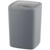 Wenko Schwingdeckeleimer, 8,5 L, Grau
