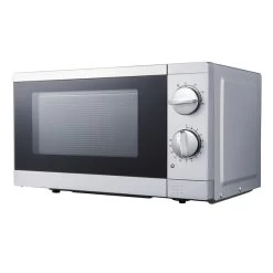 Unterbau-Mikrowelle, 700 W, Silberfarben