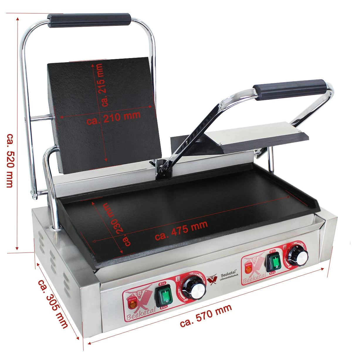 Beeketal Gastro Kontaktgrill BKG9 - Image 7