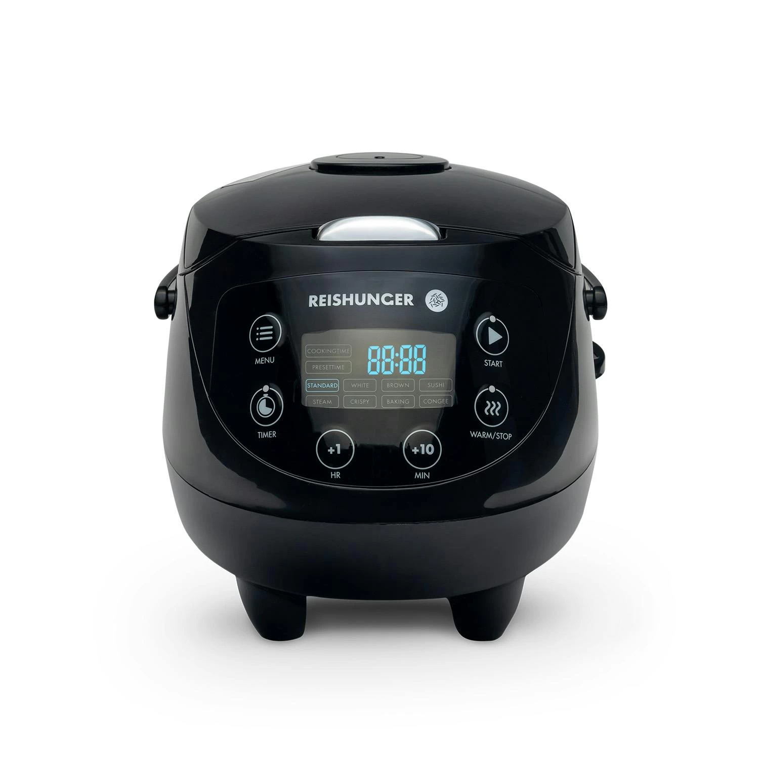 Reishunger Digitaler Mini Reiskocher Und Dampfgarer, Mint - Timer - Kleiner Multikocher, 8 Programme, 7-Phasen-Kochtechnologie, 1-3 Personen - Image 5